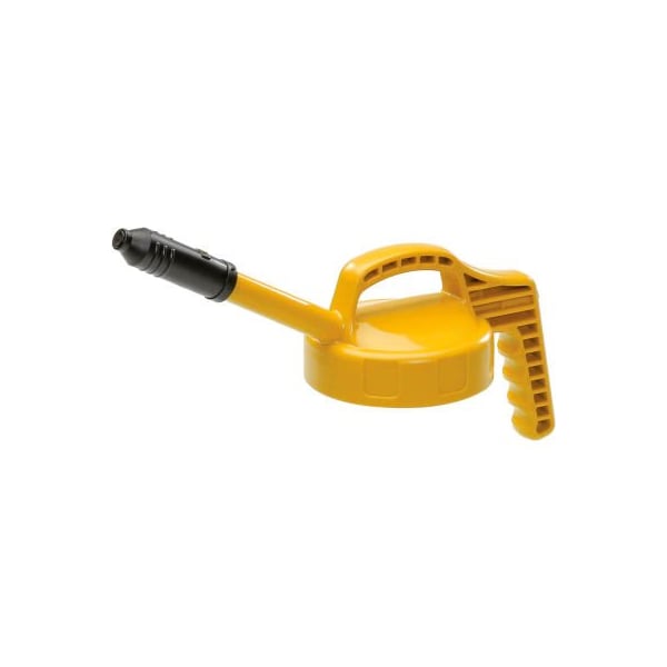 Edm Zap Parts Oil Safe Stretch Spout Lid, Yellow, 100309 Zoro